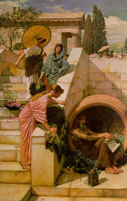 Painting of Diogenes